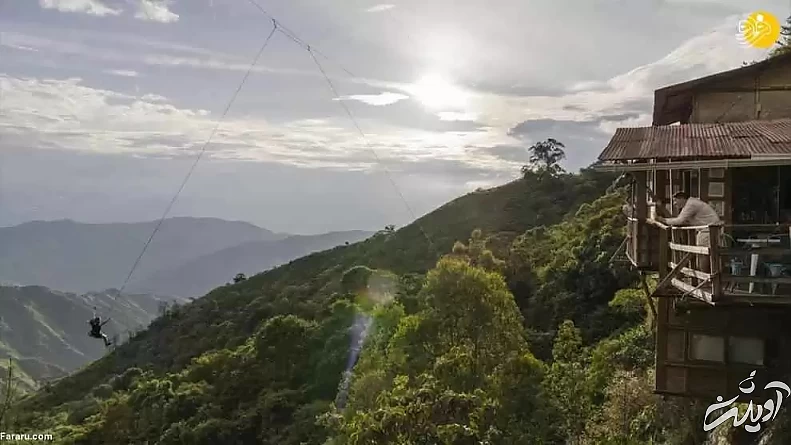 تصاویر - هتلی روی صخره ای عمودی برای ماجراجویان